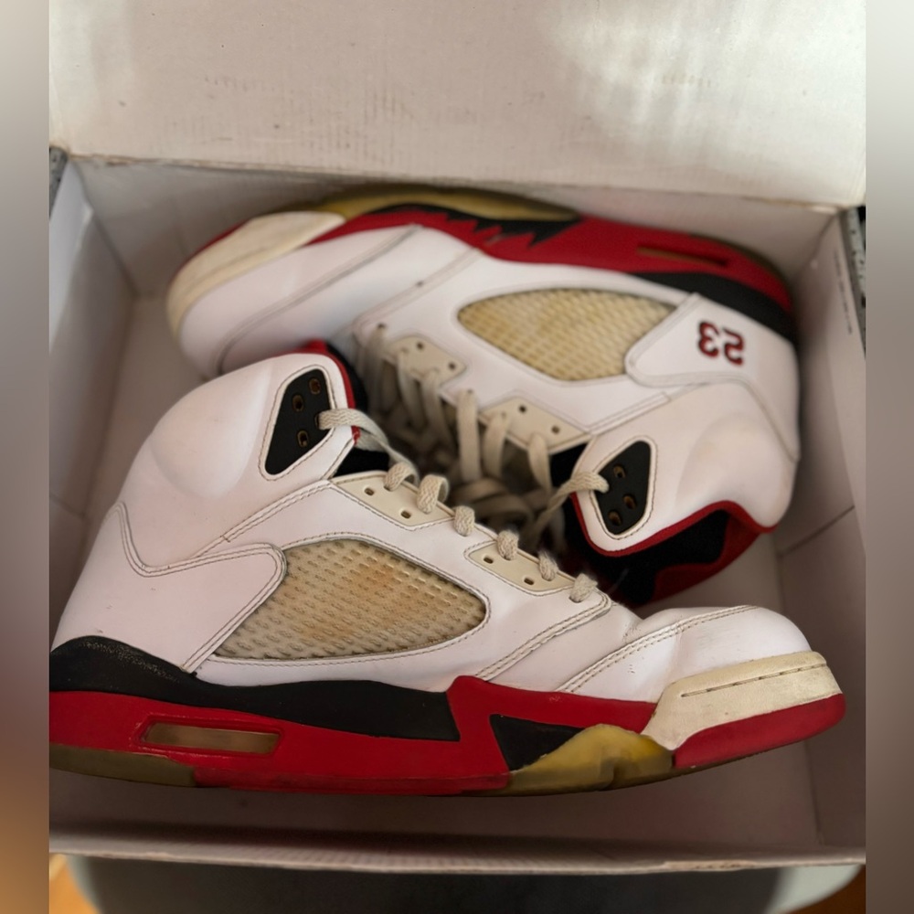 Nike Air Jordan 5 Retro Red Shoes